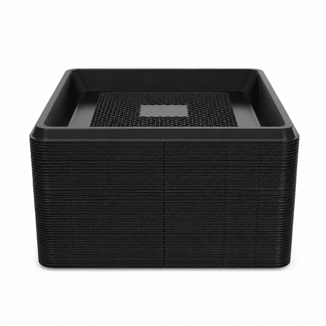 100 Vassoi Medorino nero Quadrato 9,5x9,5 cm pet 3 100 Vassoi Medorino nero Quadrato 9,5x9,5 cm pet - immagine 3