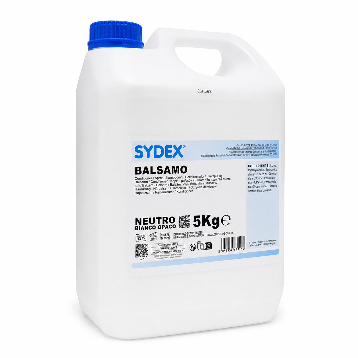 Balsamo 5kg SYDEX neutro bianco opaco 2 Balsamo 5kg SYDEX neutro bianco opaco - immagine 2