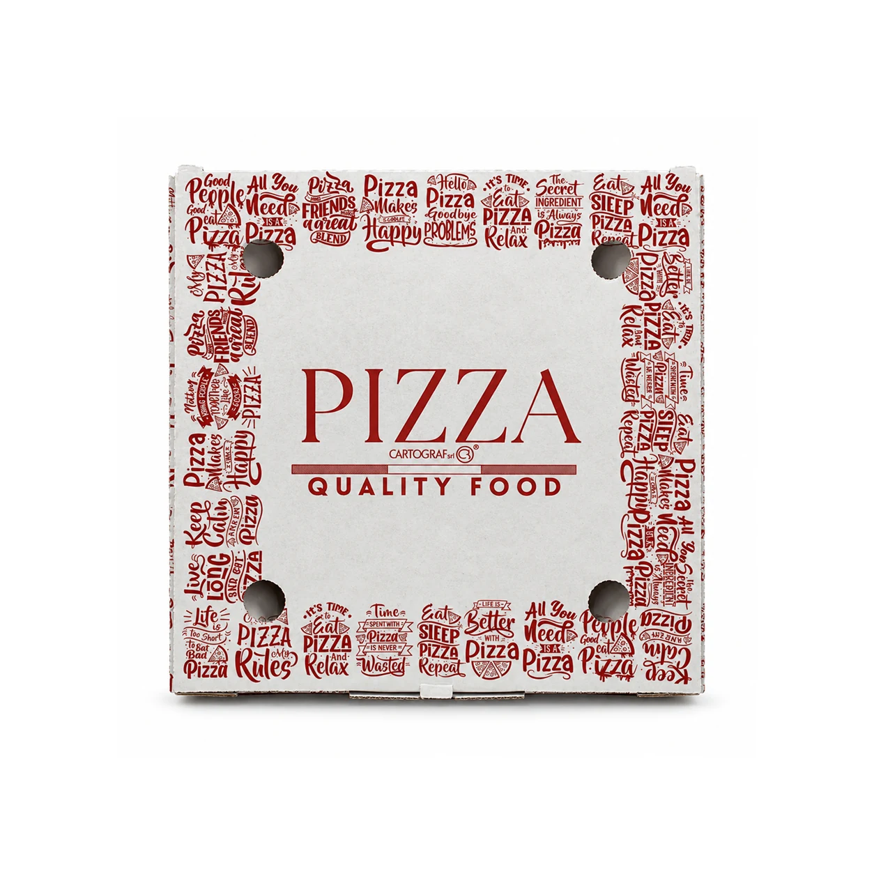 80 Box pizza bianco 29x29x3,5cm 1 80 Box pizza bianco 29x29x3,5cm