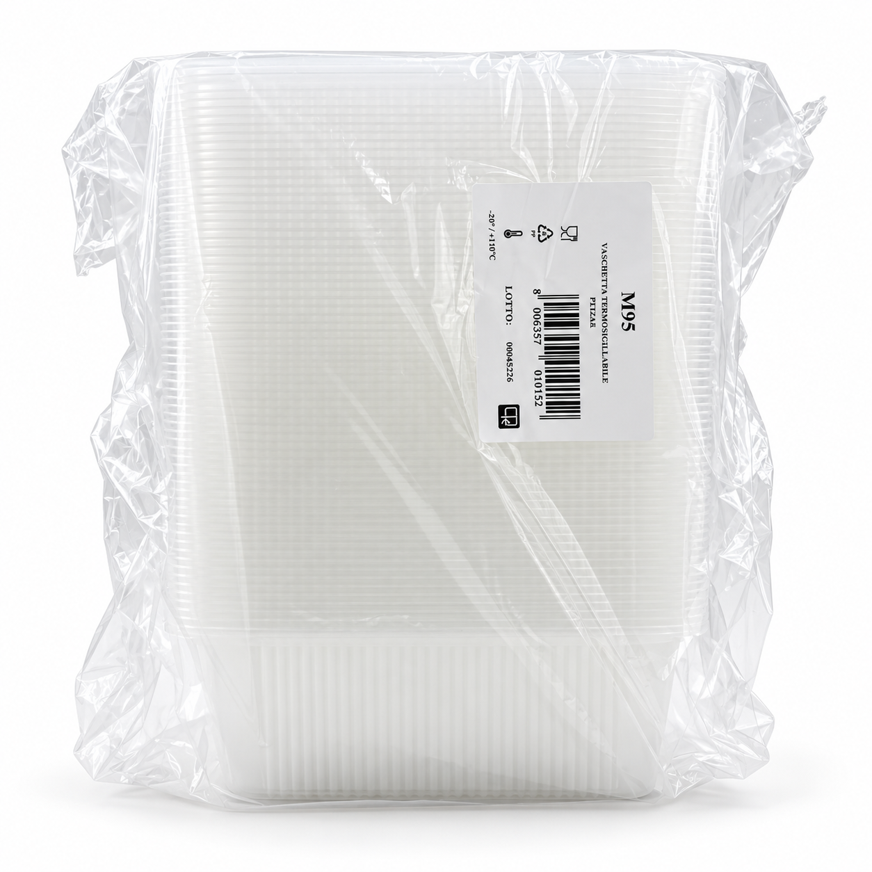 75 Vaschette trasparenti termosigillabili PP 19x26x9,5h cm 3500cc 2 75 Vaschette trasparenti termosigillabili PP 19x26x9,5h cm 3500cc - immagine 2