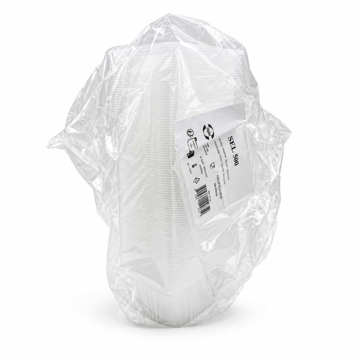 100 Vaschette trasparenti termosigillabili PP 9,6x13,7x6,5h cm 500cc 3 100 Vaschette trasparenti termosigillabili PP 9,6x13,7x6,5h cm 500cc - immagine 3